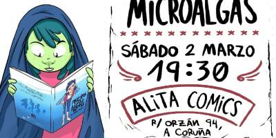 Cartel de Presentación de Microalgas de Xulia Pisón